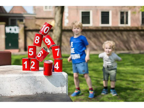 Dosenwerfen - Partyspiel für Kinderfeste