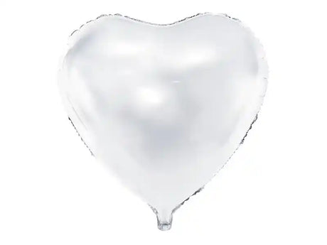 Herz Ballon in weiss