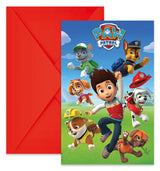 Paw Patrol-Ready For Action, Party Einladungkarte