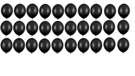 Ballone 12cm, Pastel Black (100 Stk.)
