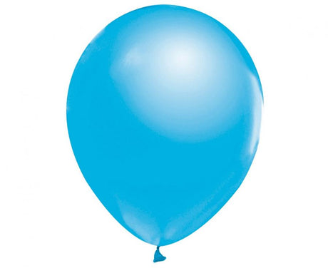 Beauty&Charm Luftballons, hellblau metallic 12" / 10 Stk.