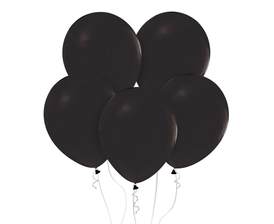 Beauty&Charm Luftballons, pastell schwarz 10“ / 10 Stk.