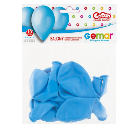 Premium-Ballons, pastell hellblau, 10“ / 10 Stück.