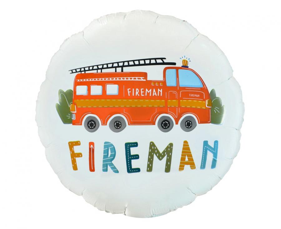 Folienballon Feuerwehr 46cm/18''