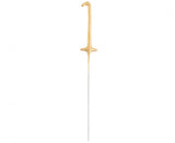 Geburtstagskerzen Sparkler ''1'' 7cm, gold (1 Stk.)