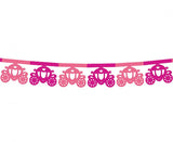 Banner Kutsche - pink - 3.6m (1 Stk.)