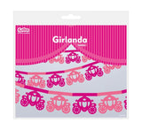 Banner Kutsche - pink - 3.6m (1 Stk.)