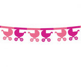 Banner Kinderwagen - pink - 3.6m (1 Stk.)