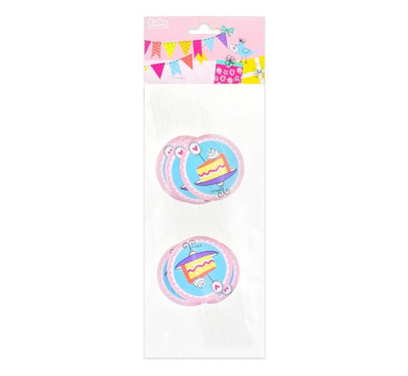 Trinkhalme "Sweet moments", Pastell Mix (6 Stk.)