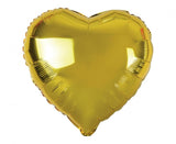 Folienballon Herz 45cm, gold (1 Stk.)