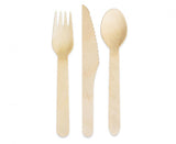 Eco collection Holzbesteck, Mix, 6 Stück