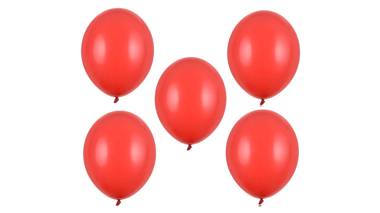 Ballone 30cm, Pastel Poppy Red (10 Stk.)