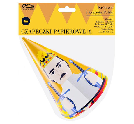 Papierhüte „Royal Party“, 6 Stück