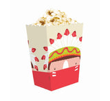 Popcorn-Behälter 'Indian Party', Größe 13,5 x 8,5 x 19 cm, 4 Stück