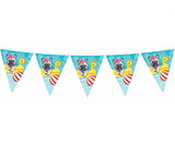 Flaggenbanner „Hawaii Party“, Länge 360cm, 11 Flaggen