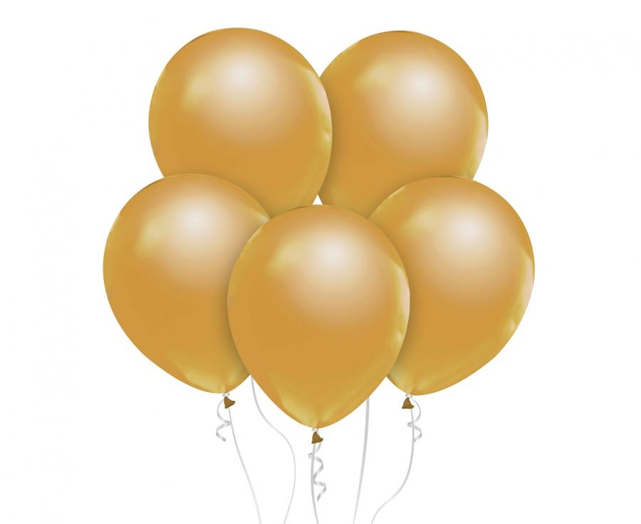 Beauty&Charm Luftballons, Platin Gold 12" / 5 Stk.