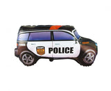 Folienballon Polizei 90cm, Metallic Mix (1 Stk.)