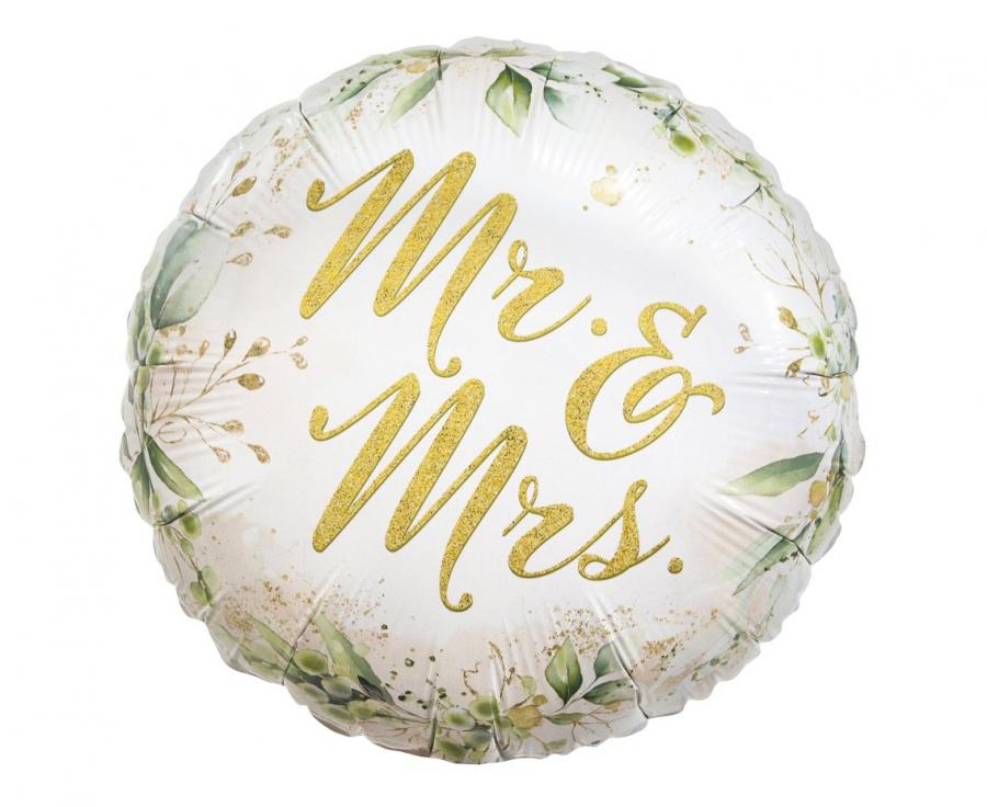 Folienballon Mr & Mrs, 45cm