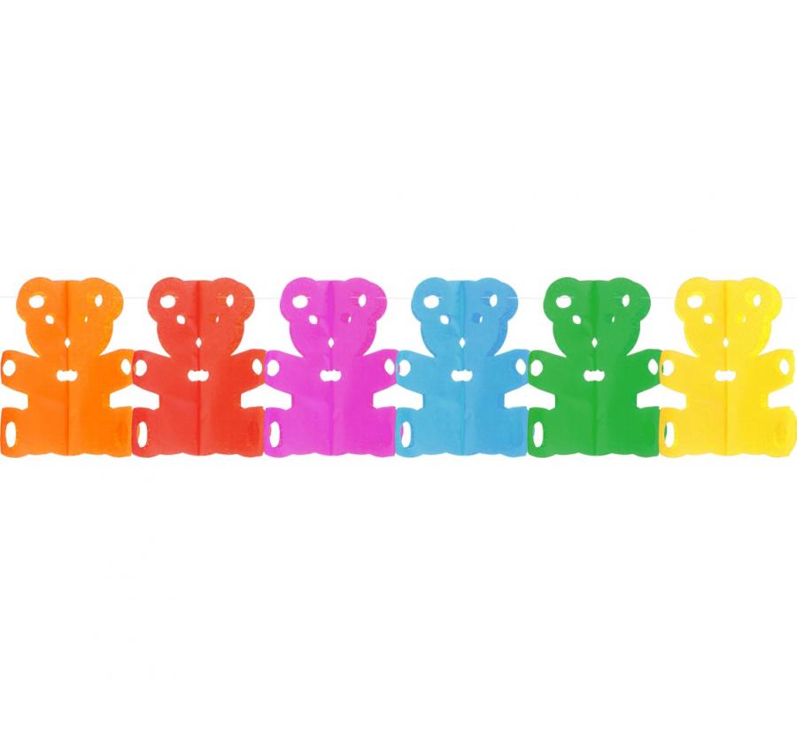 Banner Rainbow Teddy - 3.6m (1 Stk.)