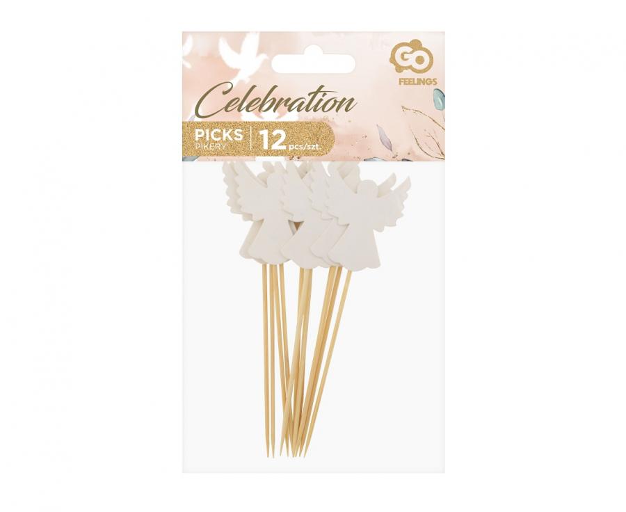 Cake Topper Engel (12 Stk.)