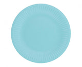 Teller 18cm, Pastell blau (6 Stk.)
