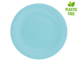 Teller 18cm, Pastell blau (6 Stk.)