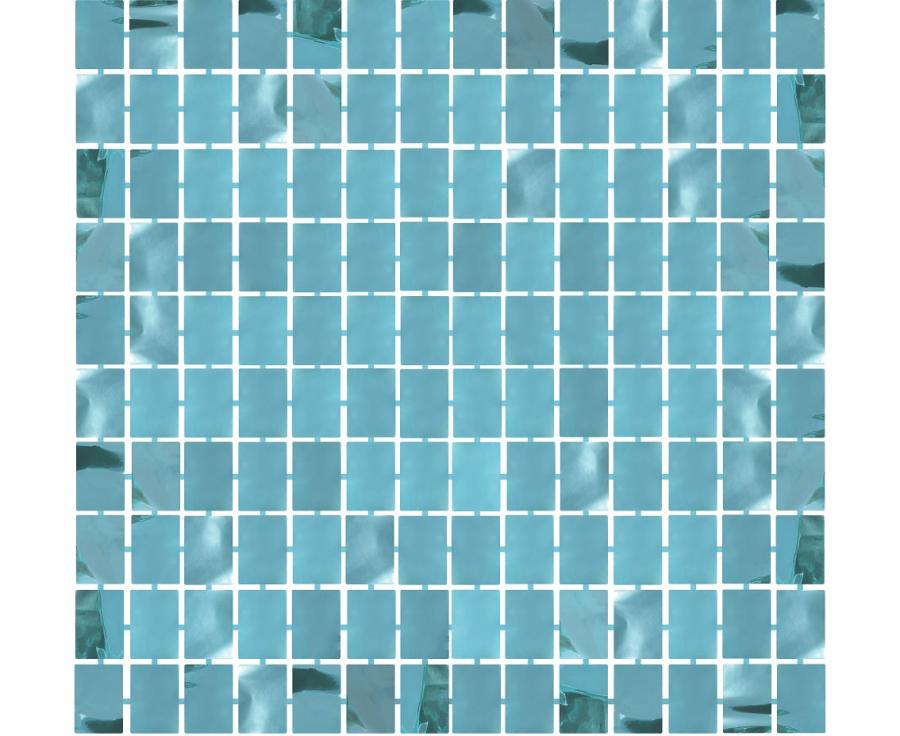 Vorhangfransen Deco Quadratisch, Metallic-Türkis, 100 x 200 cm