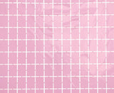 Fransen-Deko-Vorhang Quadrat, pastell-hellrosa, 100 x 200 cm