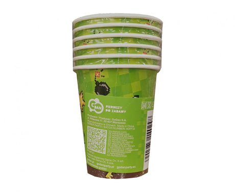 Becher "Game on" 200ml, Metallic Mix (6 Stk.)