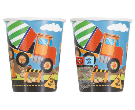 Becher Baustelle 266ml, Metallic Mix (8 Stk.)