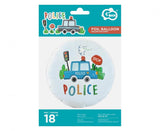 Folienballon Polizei 46cm/18''