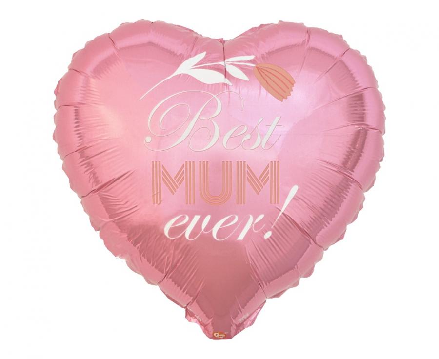 Folienballon Best Mum Ever, 37cm