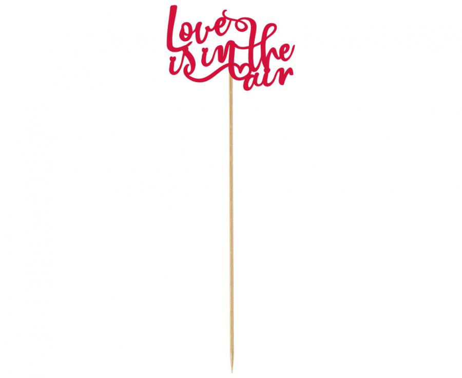 Cake Topper Love is in the air, 10x30 cm