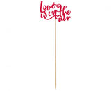 Cake Topper Love is in the air, 10x30 cm