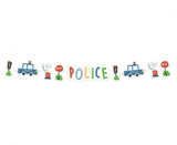 Banner Polizei Happy Birthday 3m (1 Stk.)