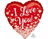 Folienballon 18“ Herz - I love you!
