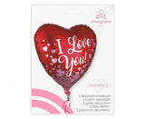 Folienballon 18“ Herz - I love you!