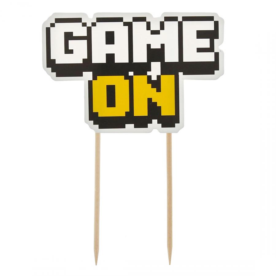 Cake topper Game on