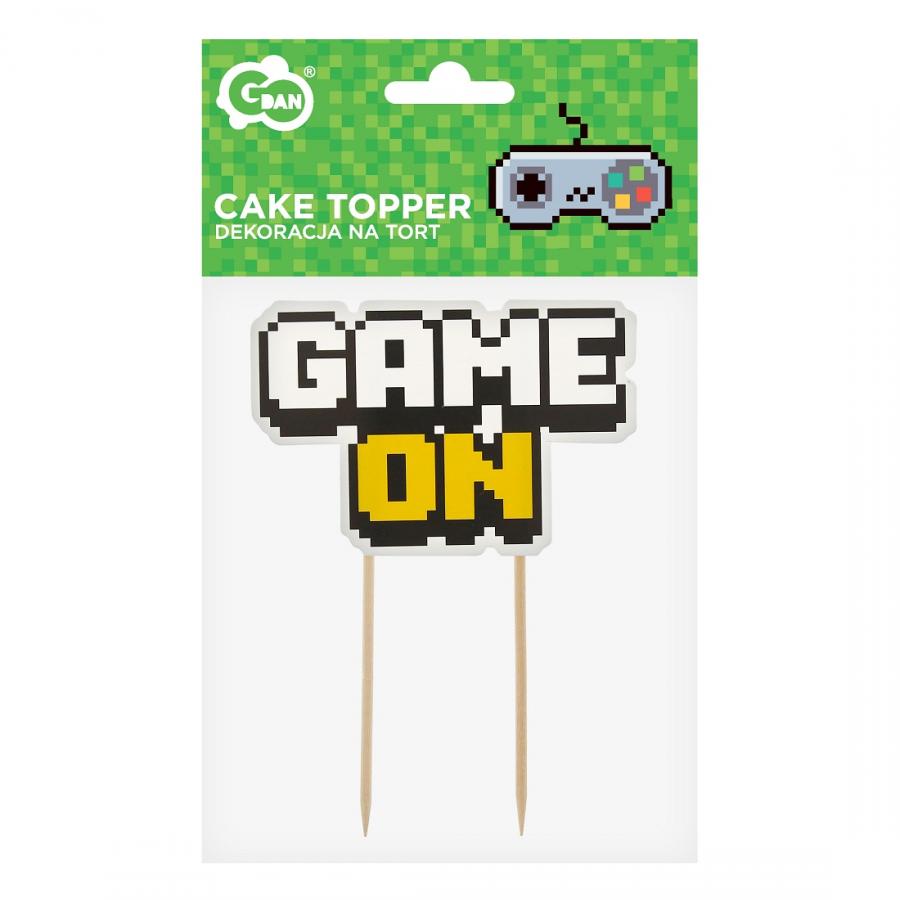Cake topper Game on