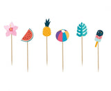 Cake Topper Summer - Hawaii (6 Stk.)