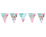 Flaggenbanner „Hawaii Party“, Länge 360cm, 11 Flaggen