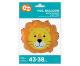 Folienballon Löwe, 43x38 cm (Kopf)