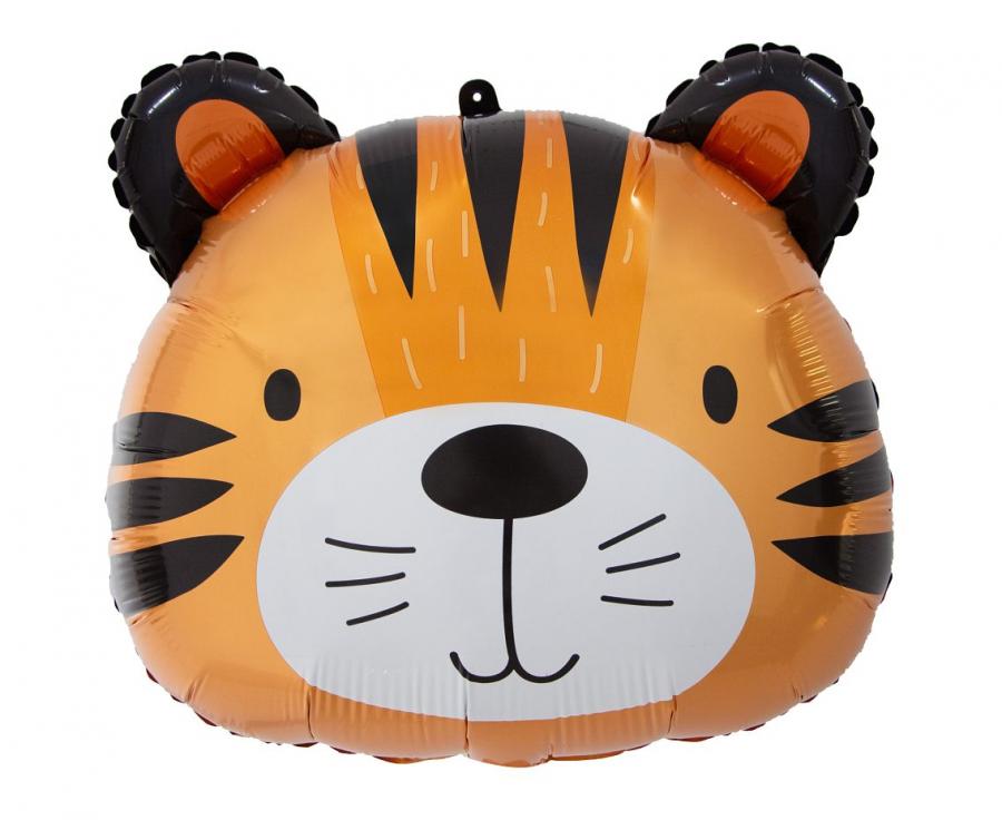Folienballon Tiger, 41x36 cm (Kopf)