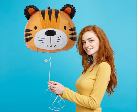 Folienballon Tiger, 41x36 cm (Kopf)
