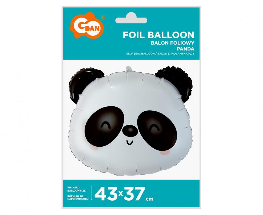 Folienballon Panda, 43x37 cm (Kopf)