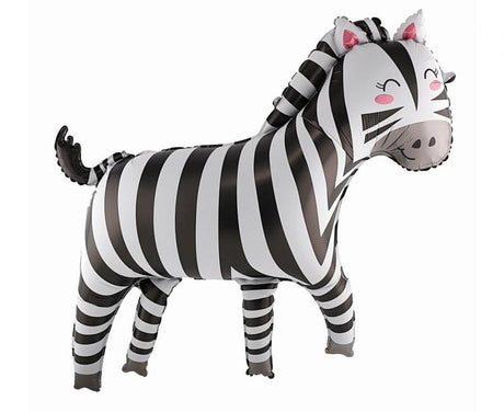 Folienballon Zebra, 80x78 cm