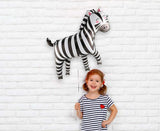 Folienballon Zebra, 80x78 cm