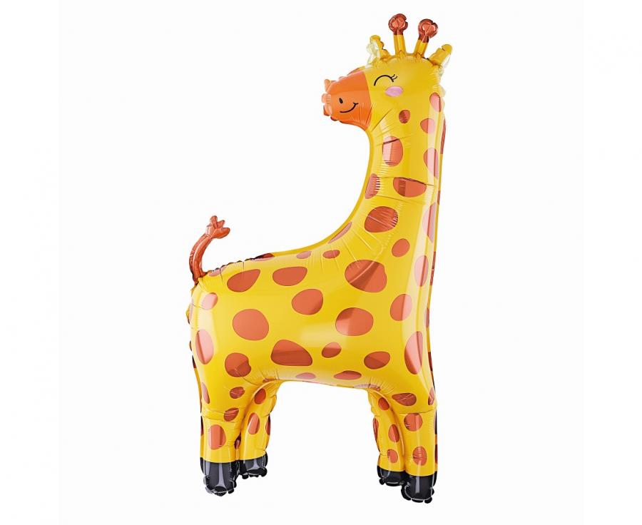 Folienballon Giraffe, 46x87 cm