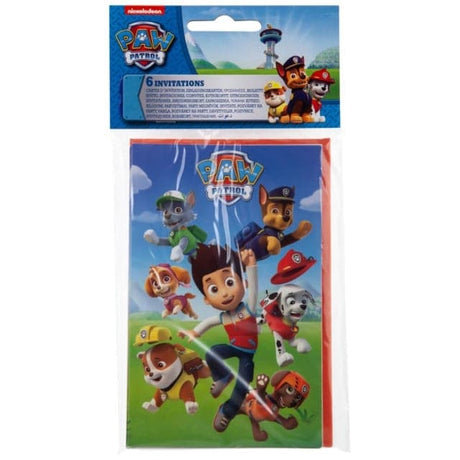 Paw Patrol-Ready For Action, Party Einladungkarte