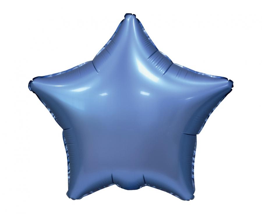Folienballon Stern, blau/violett - 44cm/19''